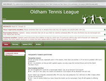 Tablet Screenshot of oldham.tennis-league.org