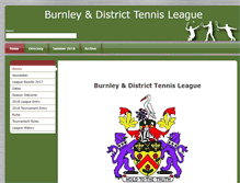 Tablet Screenshot of burnley.tennis-league.org